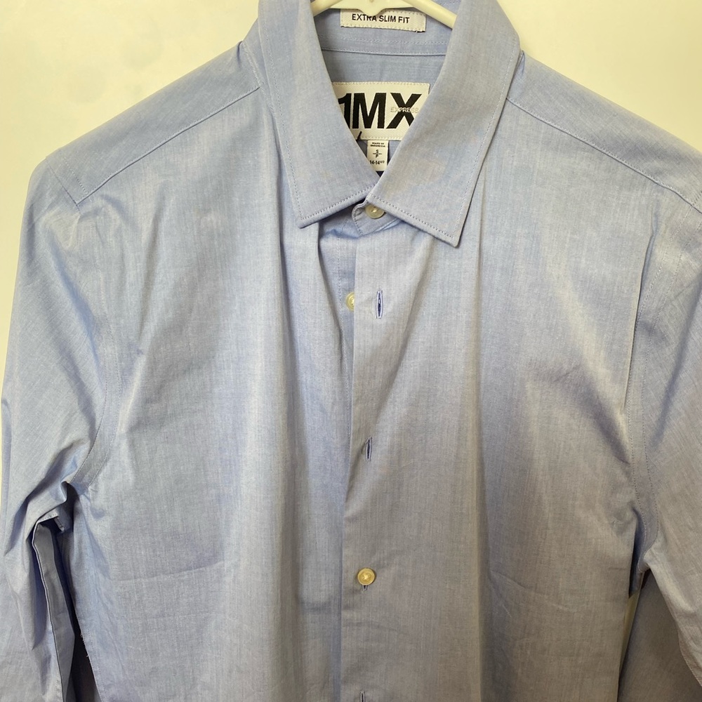 Blue dress shirt